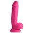 8.25" Dildo with Balls - Pink