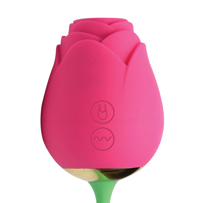 Bloomgasm Rose Duet Sucking & Vibrating Silicone Duo