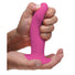10X Squeezable Vibrating Dildo - Pink
