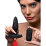 Laser Heart Small Anal Plug w- Remote Control