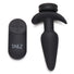 Interchangeable 10X Vibrating Small Silicone Anal Plug with Remote