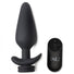 Snap-On Interchangeable 10X Vibrating XL Silicone Anal Plug w/ Remote