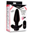 Snap-On Interchangeable 10X Vibrating XL Silicone Anal Plug w/ Remote