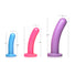 Triple Peg 28X Vibrating Silicone Dildo Set w- Remote