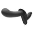 28X Double Diva 2" Double Dildo w- Harness & Remote - Black