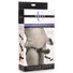 28X Double Diva 2" Double Dildo w- Harness & Remote - Black