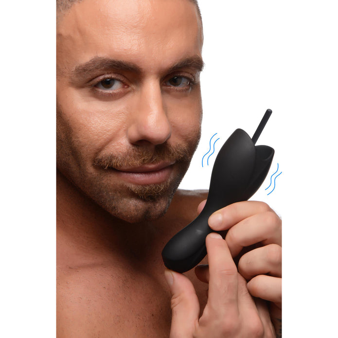 Vibrating Penis Head Teaser w- Urethral Sounds XR Brands Vibrating Penis Head Teaser w- Urethral Sounds XR Brands