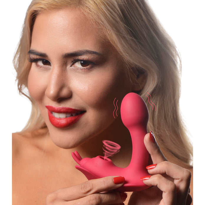 Butterfly Tease 10X Clitoral Suction Silicone Stimulator XR Brands Butterfly Tease 10X Clitoral Suction Silicone Stimulator XR Brands