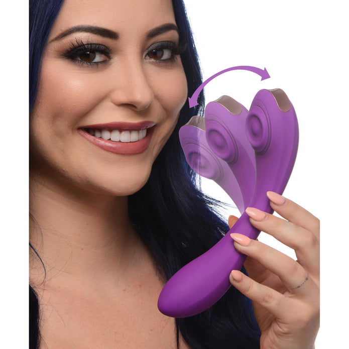 Pose Plus 10X Pulsing Bendable Silicone Vibrator XR Brands Pose Plus 10X Pulsing Bendable Silicone Vibrator XR Brands