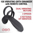 Silicone Vibrating Girth Enhancer w- Remote Control