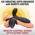 Silicone Vibrating Girth Enhancer w- Remote Control