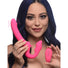 Mighty Licker Licking & Vibrating Strapless Strap-On w- Remote