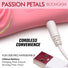 Passion Petals 10X Silicone Suction Rose Vibrator - Pink