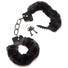 Cuffed in Fur Furry Handcuffs - Black