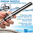 Enema Nozzle with Quick Shut Off-On Valve