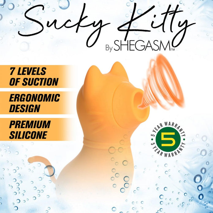 Sucky Ducky Silicone Clitoral Stimulator - Pink Sucky Kitty 7X Clitoral Stimulator - Orange XR Brands Sucky Ducky Silicone Clitoral Stimulator - Pink Sucky Kitty 7X Clitoral Stimulator - Orange XR Brands