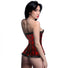 Scarlet Seduction Lace-up Corset & Thong - Large