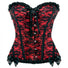 Scarlet Seduction Lace-up Corset & Thong - Large