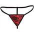 Scarlet Seduction Lace-up Corset & Thong - Large