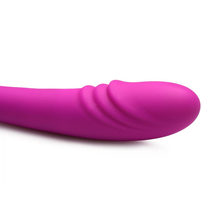 7X Double Team Silicone Double Dildo w- Remote XR Brands 7X Double Team Silicone Double Dildo w- Remote XR Brands