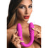 7X Double Team Silicone Double Dildo w- Remote