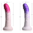 Real Swirl Realistic Silicone Dildo - Purple