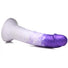 Real Swirl Realistic Silicone Dildo - Purple