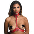 Red Female Chest Harness- M-L