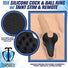 10X Silicone Cock & Ball Ring w- Taint Stim & Remote Control