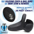 10X Silicone Cock & Ball Ring w- Taint Stim & Remote Control