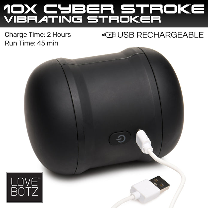 10X Cyber Stroke Vibrating Stroker