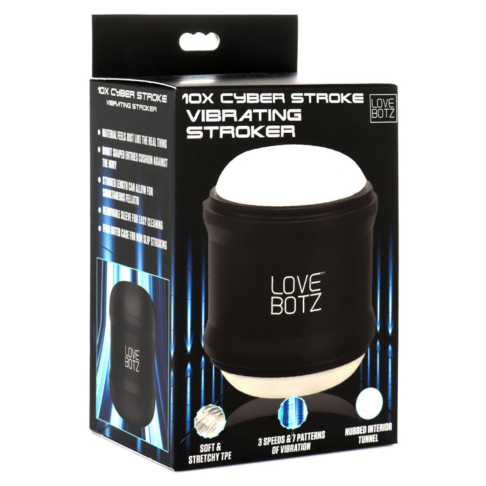 Cyber Stroke Vibrating Stroker - XrBrands.com XR Brands Cyber Stroke Vibrating Stroker - XrBrands.com XR Brands