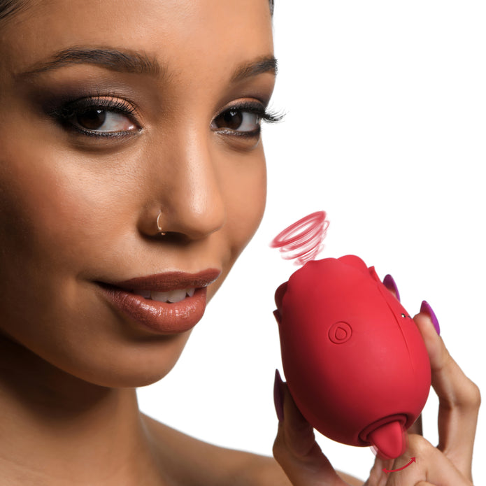 Sucking & Licking Rose Stimulator - XrBrands.com XR Brands Sucking & Licking Rose Stimulator - XrBrands.com XR Brands