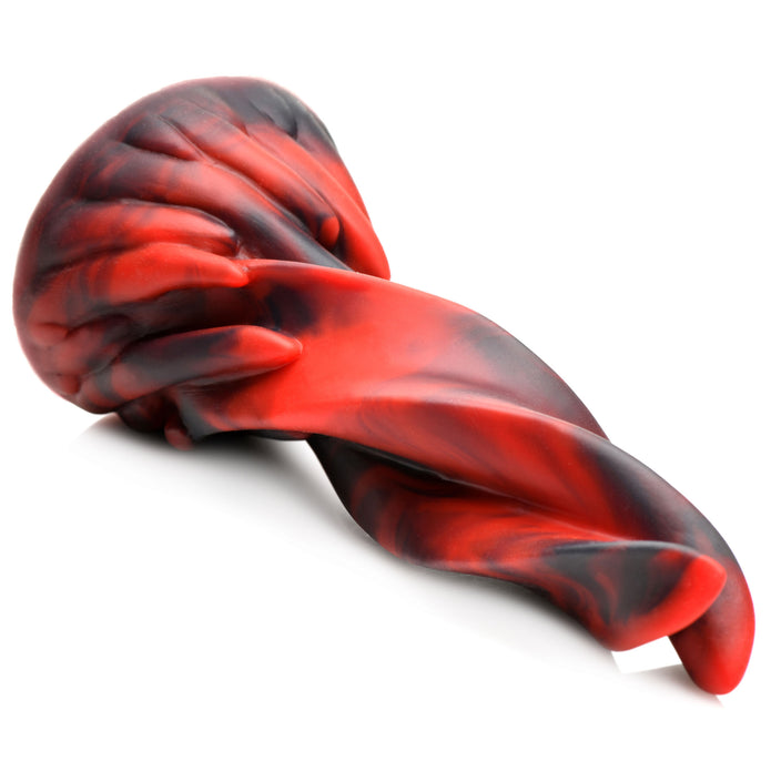 Hell Kiss Twisted Tongues Silicone Dildo -  – XR Brands