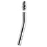 Stainless steel angled enema nozzle with removable spray tip shown separated from the main body to highlight easy cleaning and maintenance