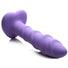 Simply Sweet Swirl Silicone Dildo - Purple