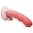 Simply Sweet Wavy Silicone Dildo - Pink/White