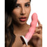 Simply Sweet Wavy Silicone Dildo - Pink/White