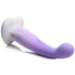 Simply Sweet Slim G-Spot Silicone Dildo - Purple/White