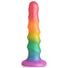 Simply Sweet Zigzag Rainbow Dildo
