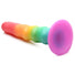Simply Sweet Zigzag Rainbow Dildo