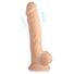 Fleshstixxx 8" Vibrating Dildo w-Balls - Light