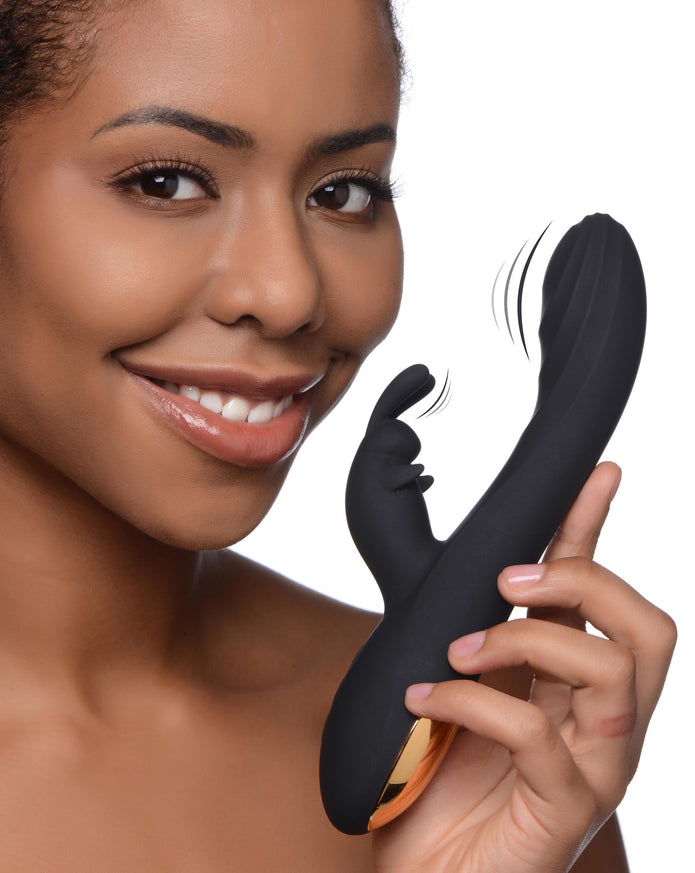 Vibratex Rabbit Cuddles 10X Silicone Rabbit Vibrator – XR Brands