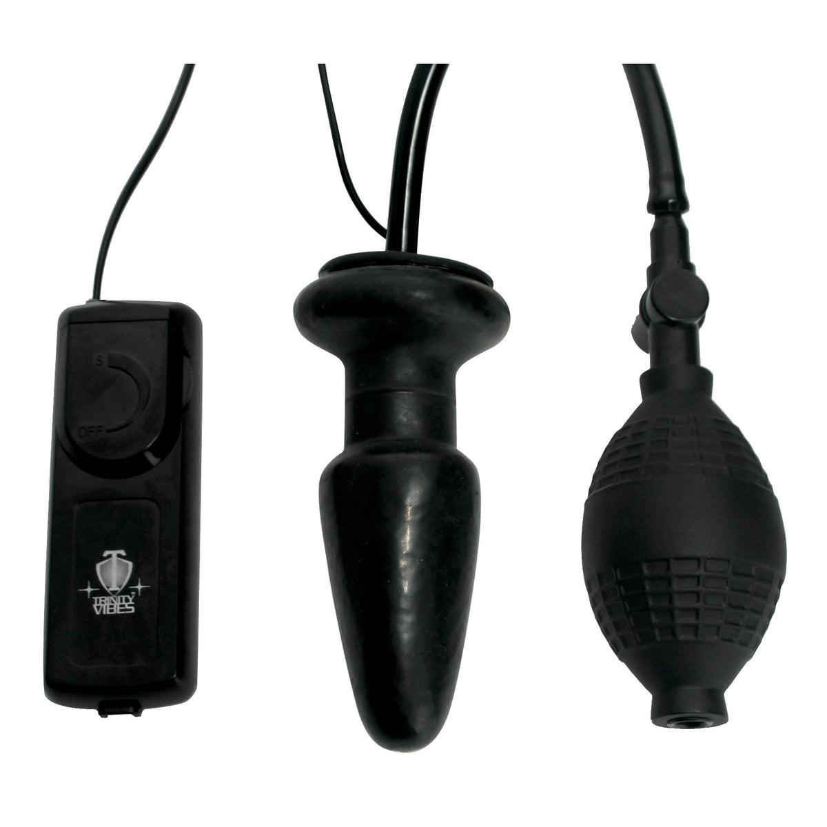 Vibro Inflatable Anal Plug XR Brands Vibro Inflatable Anal Plug XR Brands