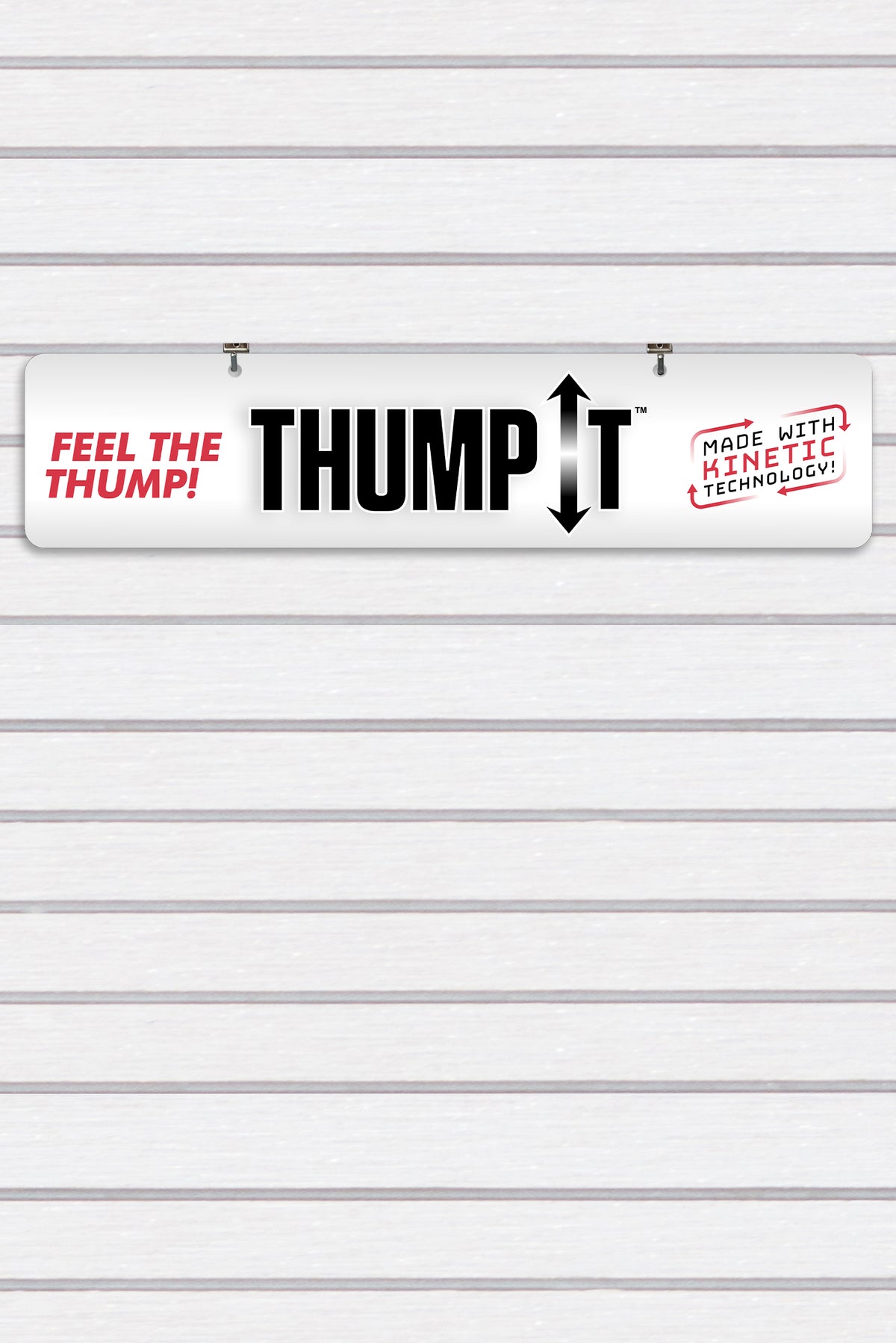 Thump It Display Sign
