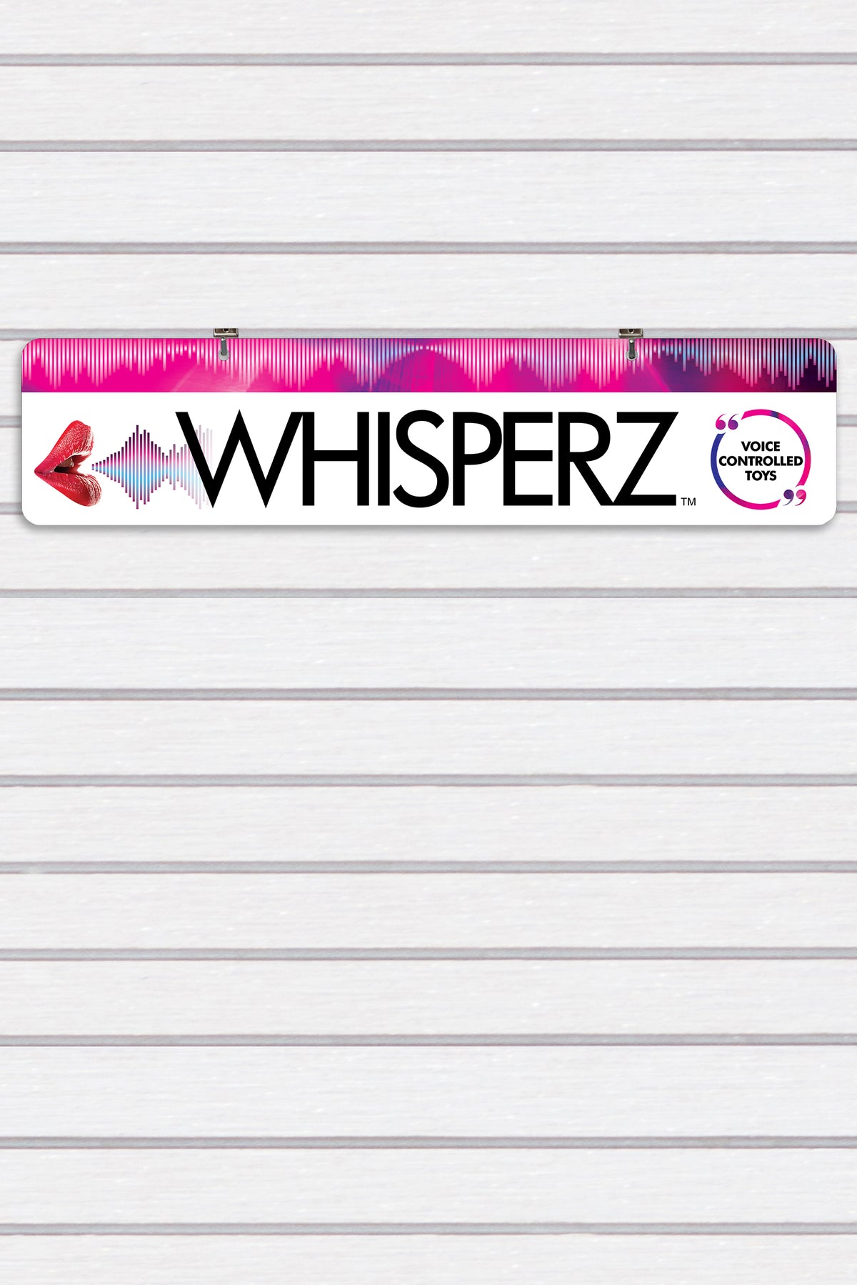 Whisperz Display Sign
